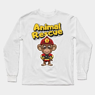 Animal Rescue Monkey Long Sleeve T-Shirt